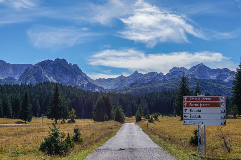 Mountains in Durmitor National Park