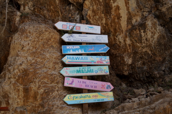 Colourful signs at Ohrid