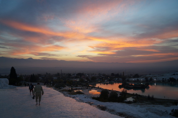 Pamukkale sunset