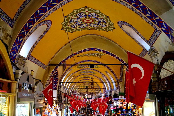 Ceiling of the Grand Bazaar