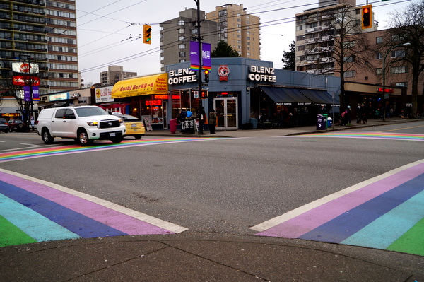 Davie St crossing