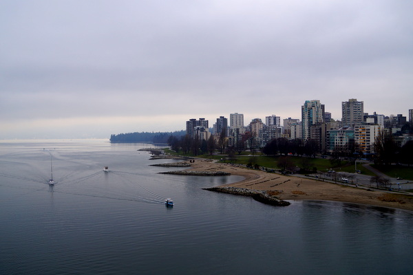 English Bay from Burrard Bridge