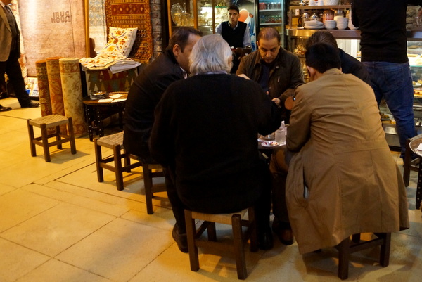 Tea shop in the Bazaar