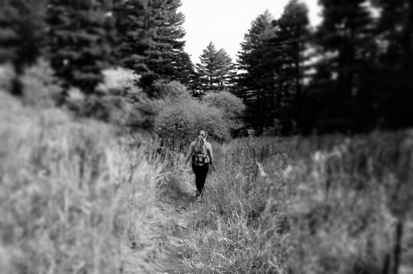 Sam walking in Pelister National Park