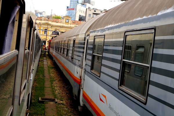 Train in Belgrade