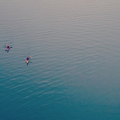 Kayaks on English Bay