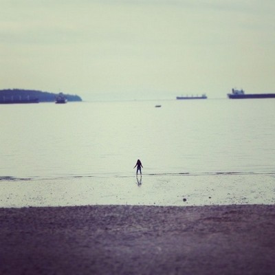 Toes in English Bay