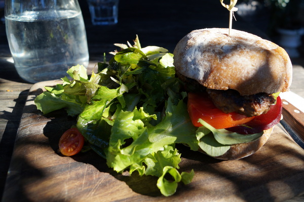 Burger at Armchair Collective