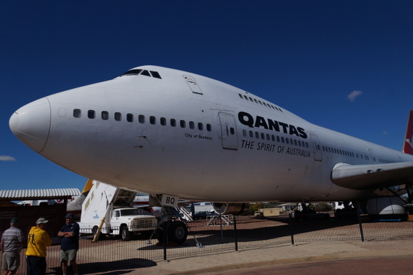 Boeing 747 at Qantas Founders Musuem