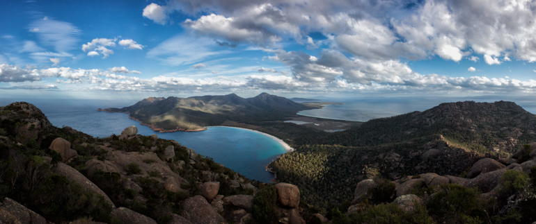 Wineglass Bay, Freycinet. Photo: Kristin Repsher, A Pair of Boots and A Backpack