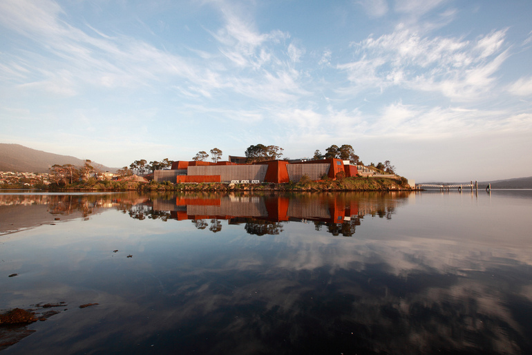 MONA from the Derwent River MONA Leigh Carmichael