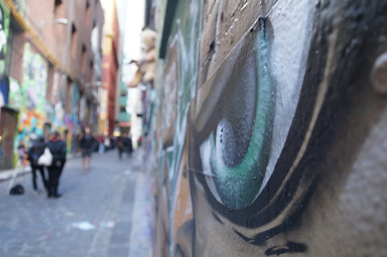 Artwork in Hosier Lane