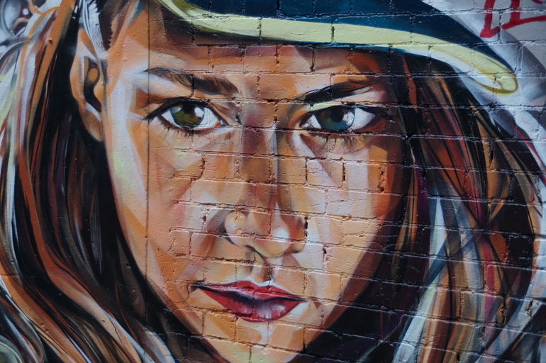 Portrait in Hosier Lane