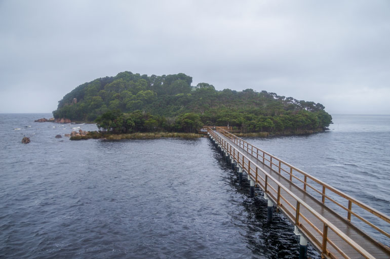 Sarah Island jetty