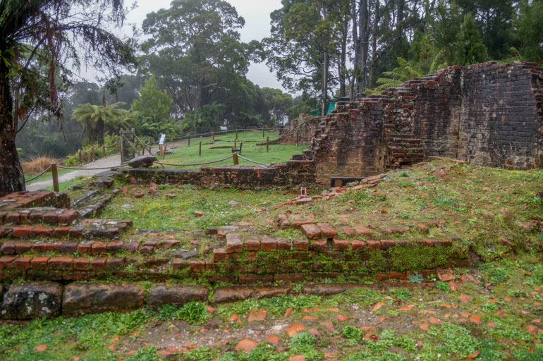 Sarah Island remains