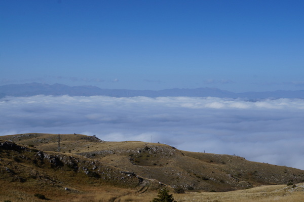 Above the clouds in Galicica National Park, Ohid