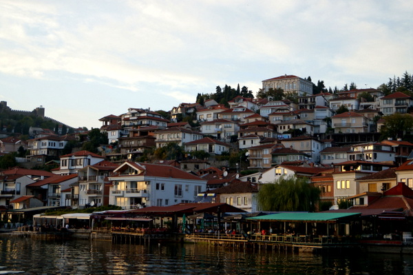 Ohrid from the water