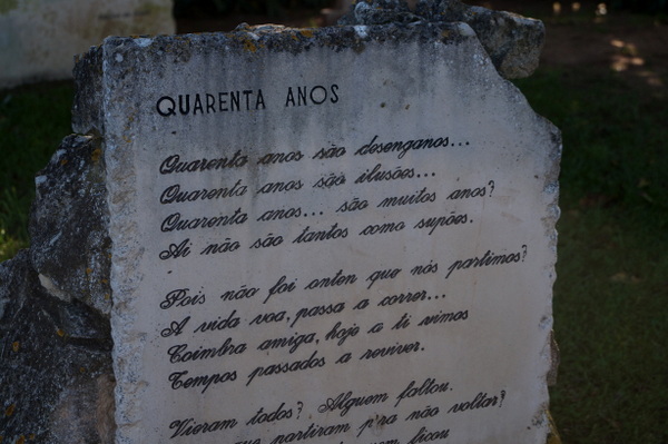Headstone at Penedo Da Saudade