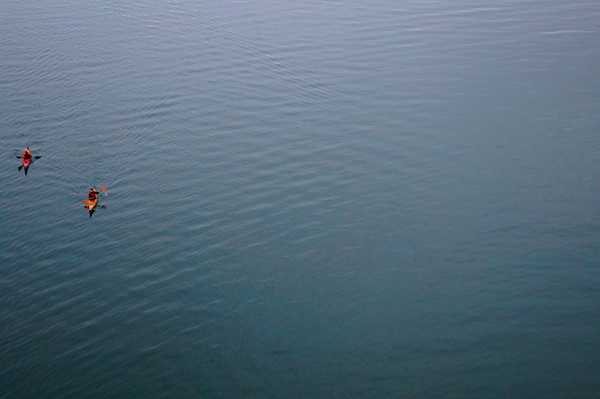 Kayaks on English Bay