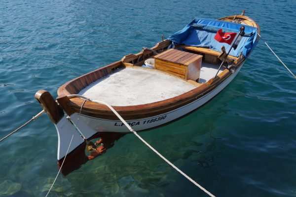 Boat in Foca