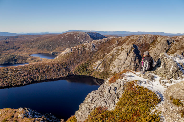 Crater Lake from Crater Peak, Cradle Mountain